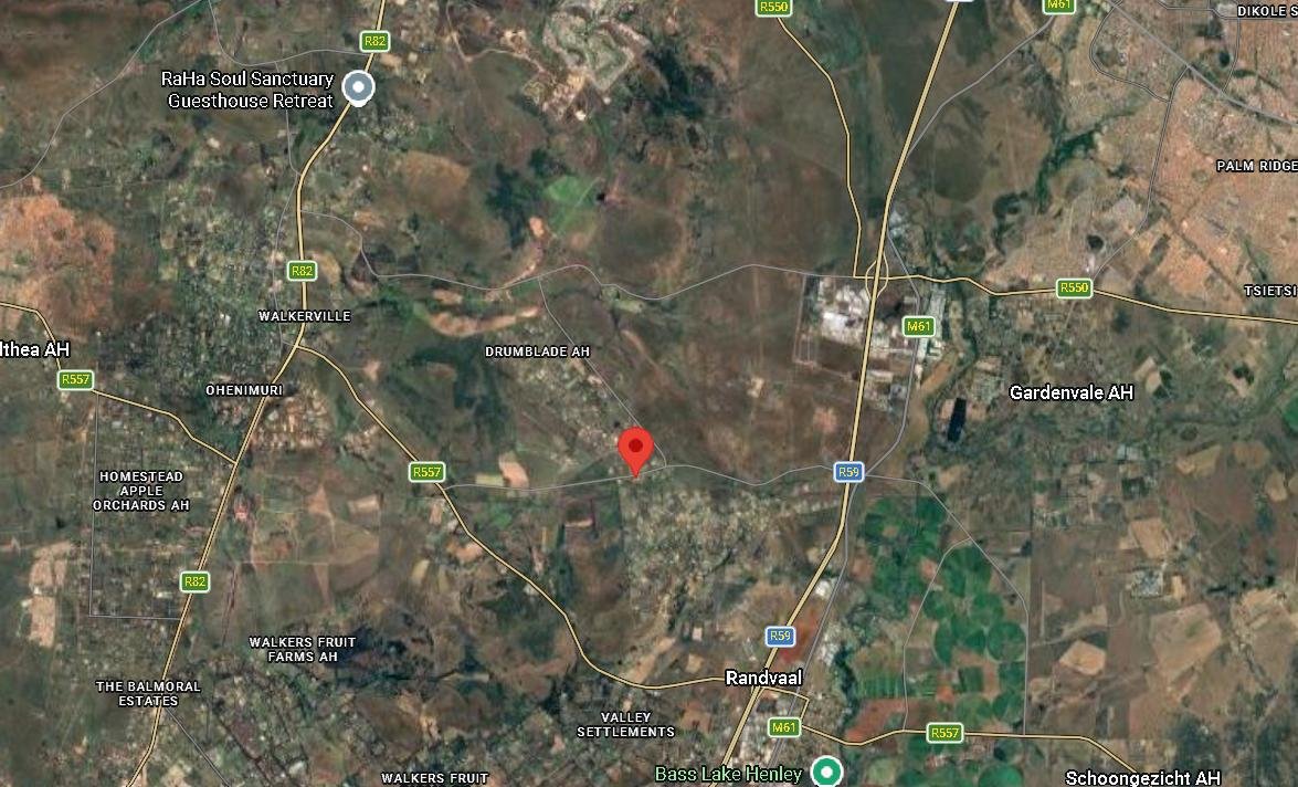 Site map of Walkerville, Gauteng